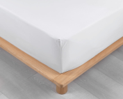 Tissco fournisseur linge de lit hôtel qualité professionnelle drap housse polycoton blanc