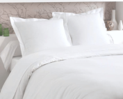 Tissco fournisseur linge de lit hôtel qualité professionnelle housse de couette polycoton blanc
