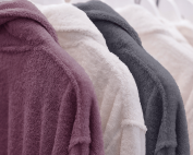 Tissco fournisseur de peignoir couleur taylor pour hotel spa personnalisable qualité professionnelle