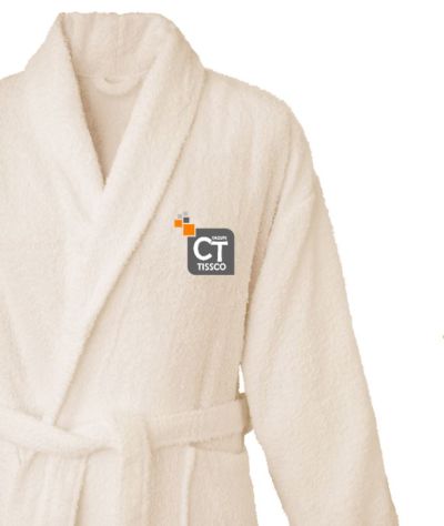 Tissco peignoir hotel spa personnalisable Linge de bain pour hôtel qualité professionnelle