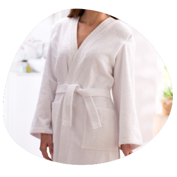 Tissco peignoir hotel spa personnalisée Linge de bain pour hôtel qualité professionnelle thalasso