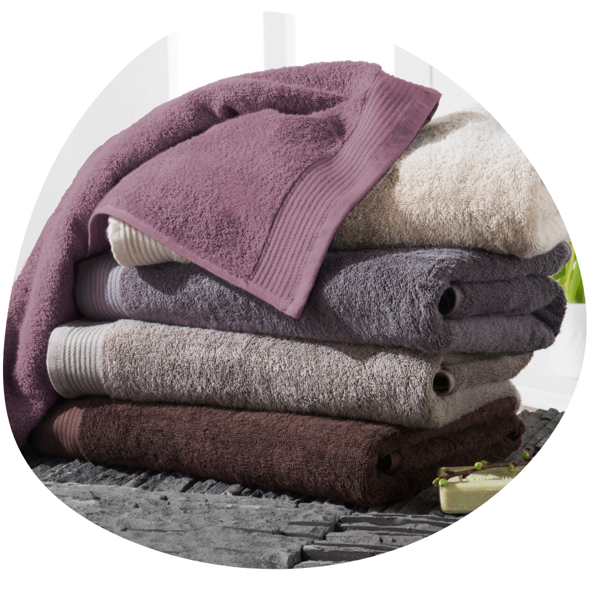 Tissco - Linge de bain couleur gamme Célestine