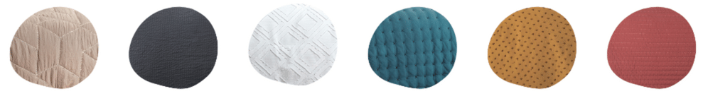 Tissco fournisseur de jetés de lit différents styles gammes coloris et tailles