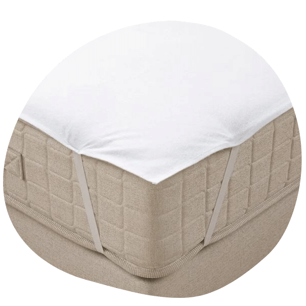 Tissco fournisseur d'alèse professionnelle protège matelas pour hôtel forme plateau 4 élastiques